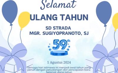 Merayakan Ulang Tahun SD Strada Mgr. Sugiyopranoto, SJ dengan Penuh Sukacita